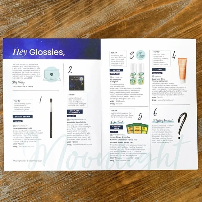GLOSSYBOX December 2021 Review 001