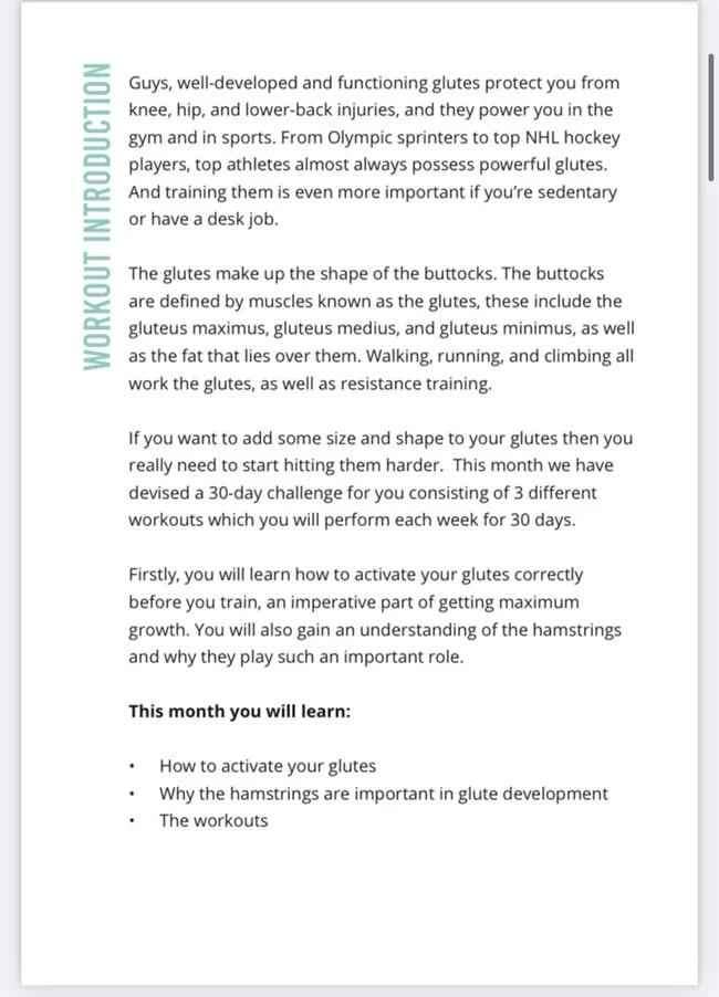 Glutes Workout Challenge Miss Muscle Box (3) Glutes Workout Challenge Miss Muscle Box (3)