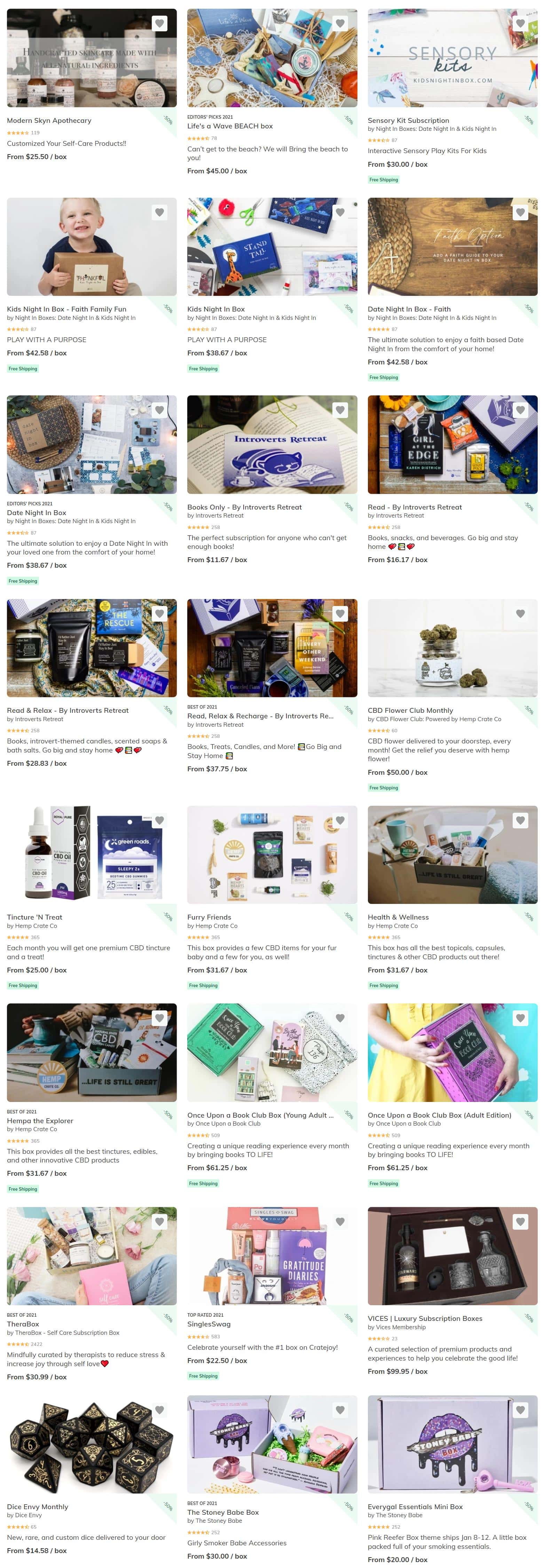 cratejoy more merry sale get 50 off first box with 3 month subscription