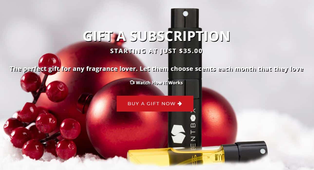 scentbox holiday deal get a 3 month gift subscription for only 35