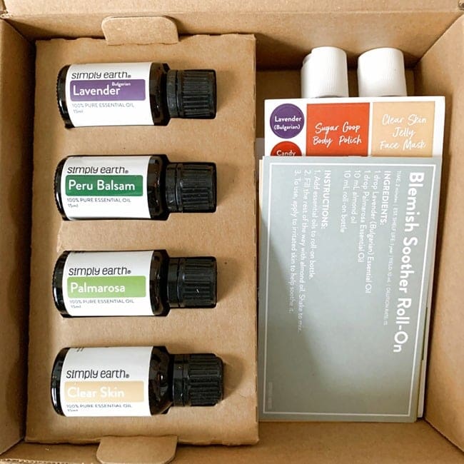 Simply Earth February 2022 Monthly Essential Oil Recipe Box and Big Bonus Box Review 008