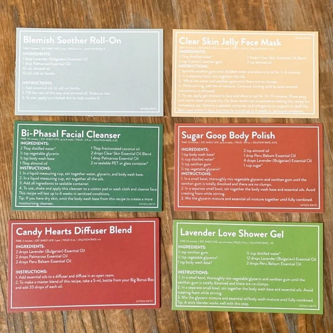 Simply Earth February 2022 Monthly Essential Oil Recipe Box and Big Bonus Box Review 009 Simply Earth February 2022 Monthly Essential Oil Recipe Box and Big Bonus Box Review 009