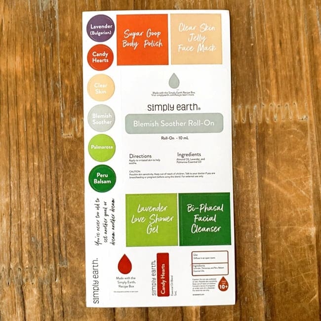 Simply Earth February 2022 Monthly Essential Oil Recipe Box and Big Bonus Box Review 010