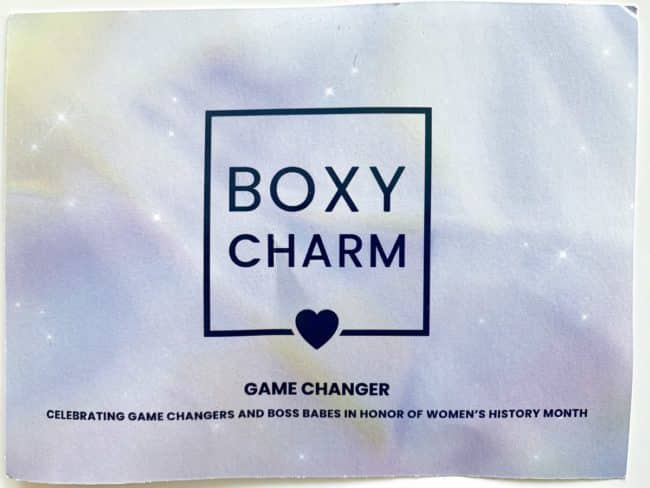 boxycharm march 2022 base box review 007