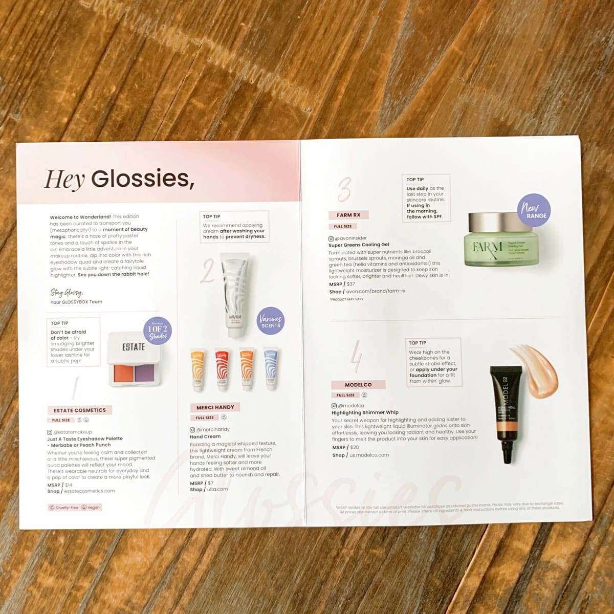 GLOSSYBOX March 2022 Review - GLOSSY Wonderland Edition + Coupon! - Subboxy