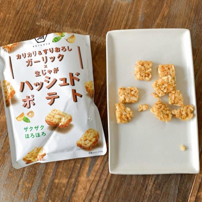 Koikeya Garlic and Hashed Potato Snacks