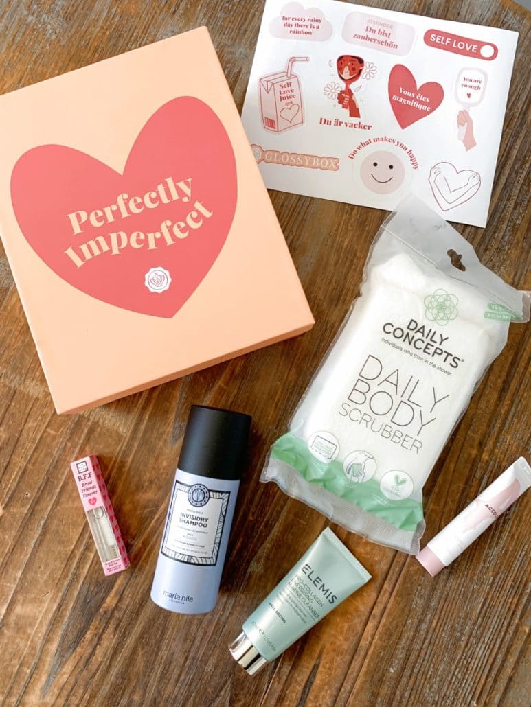 glossybox may 2022 review perfectly imperfect coupon