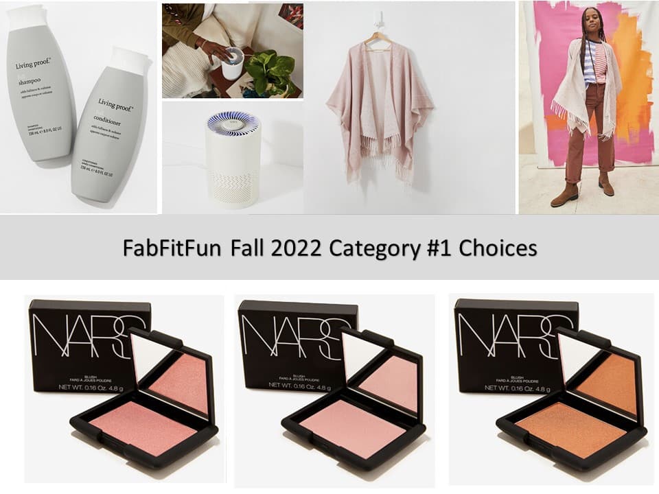 fabfitfun fall 2022 full spoilers all choices for categories 1 6 coupon