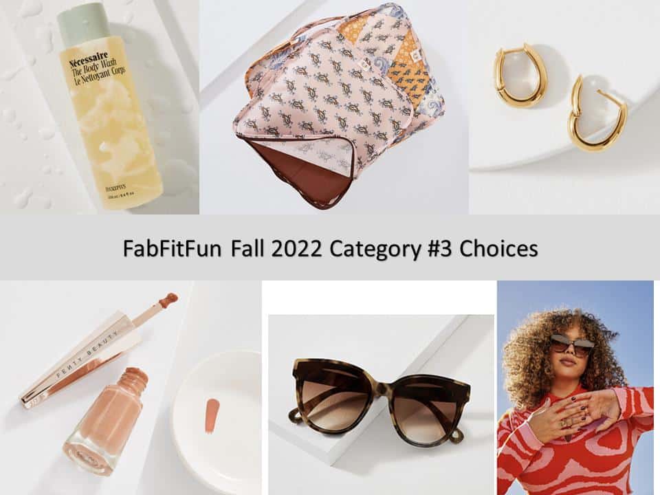 fabfitfun fall 2022 spoilers choices for categories 3 4 5 6 coupon 1