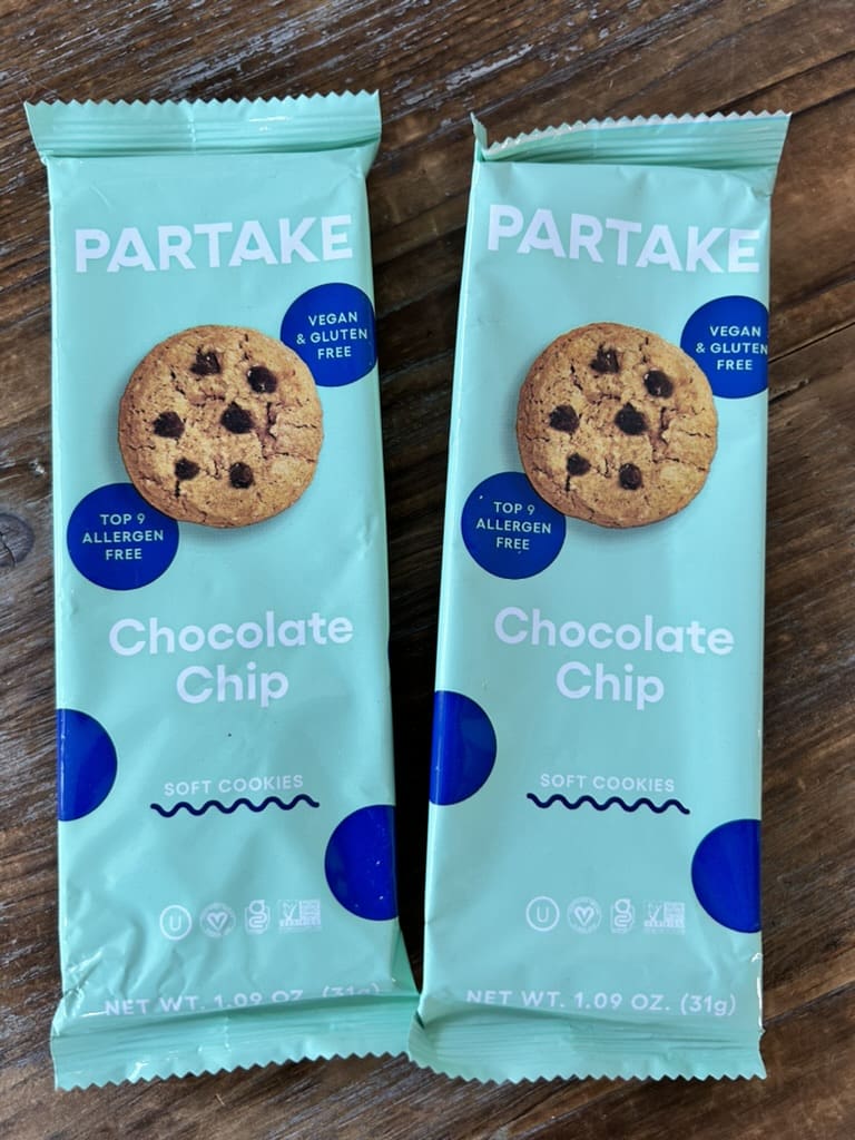 Partake Chocolate Chip Cookies