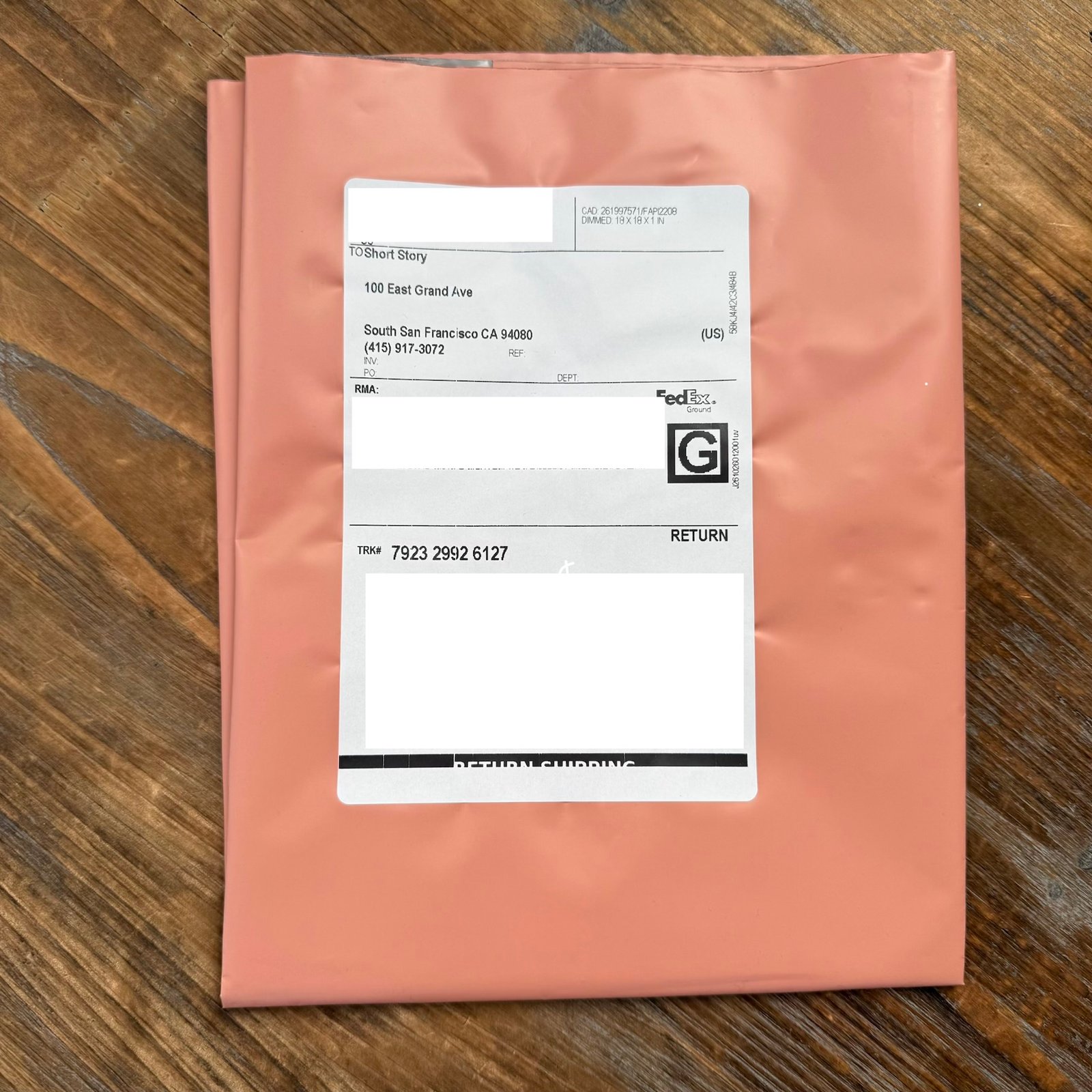Short Story Box free prepaid return mailing bag for petite clothing returns