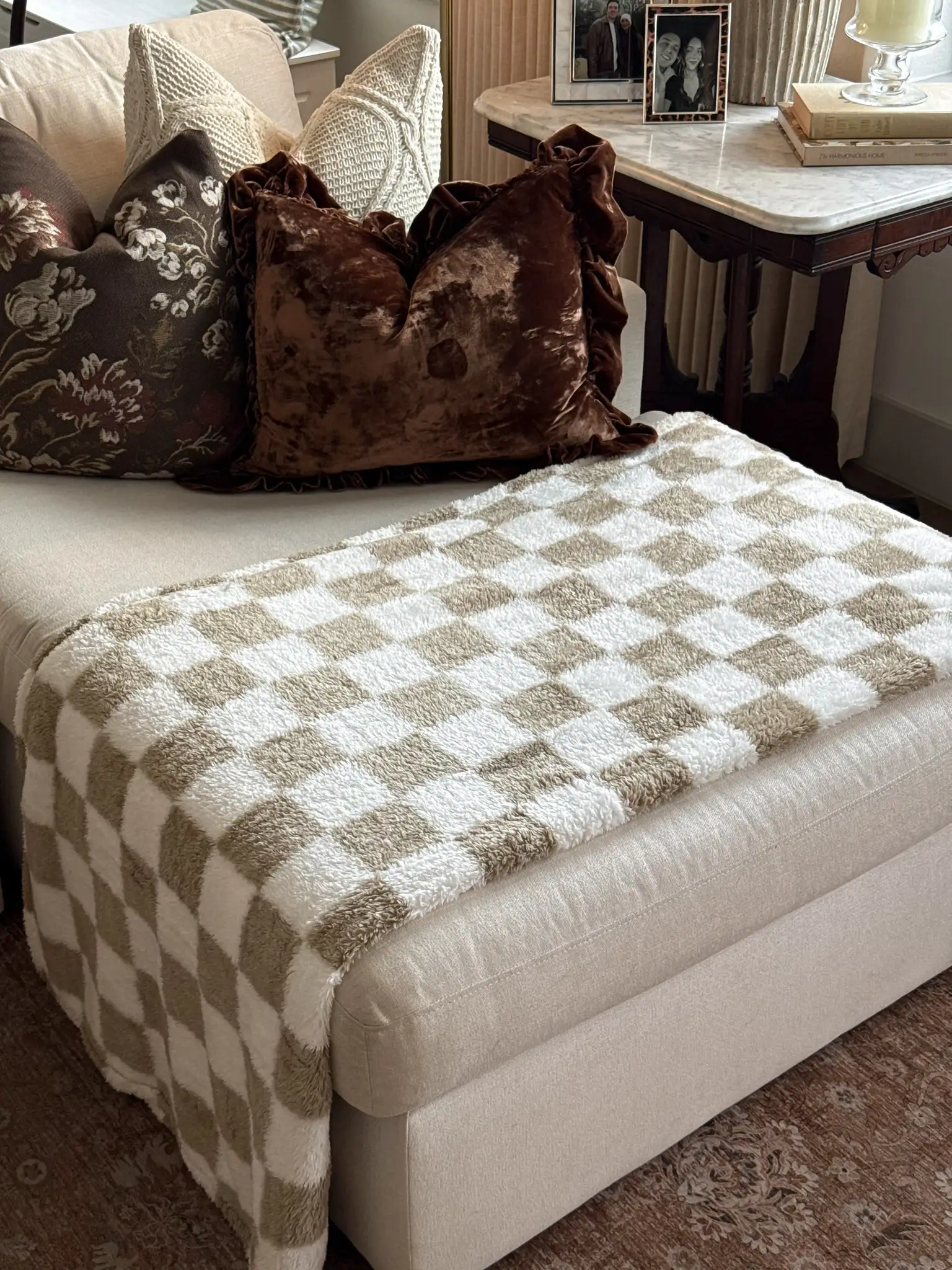 Cleobella Checkered Throw